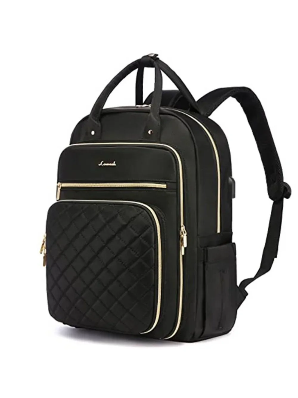Womens Laptop Backpack Purse Travel Work Business Computer Bag USB Charging Port
